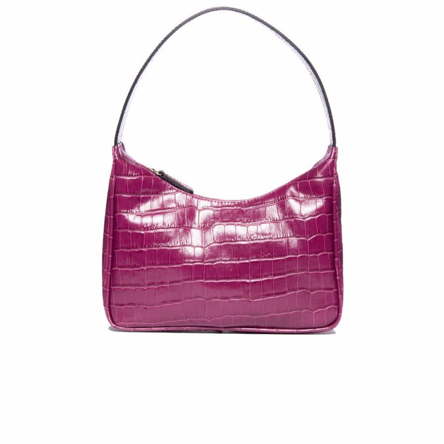 Bags L'Intervalle | L'Intervalle Bags City Violet Croco