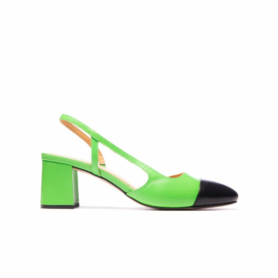 Women L'Intervalle | L'Intervalle Palar Green Leather