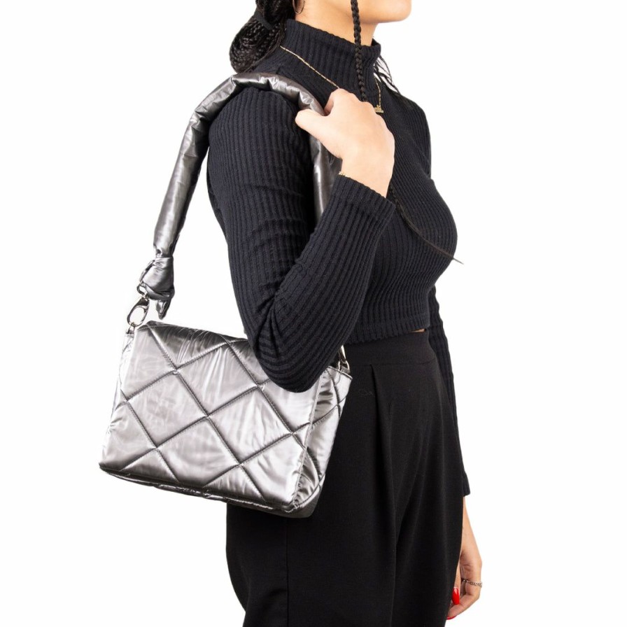 Bags L'Intervalle | L'Intervalle Women Lilou Dark Grey Vegan