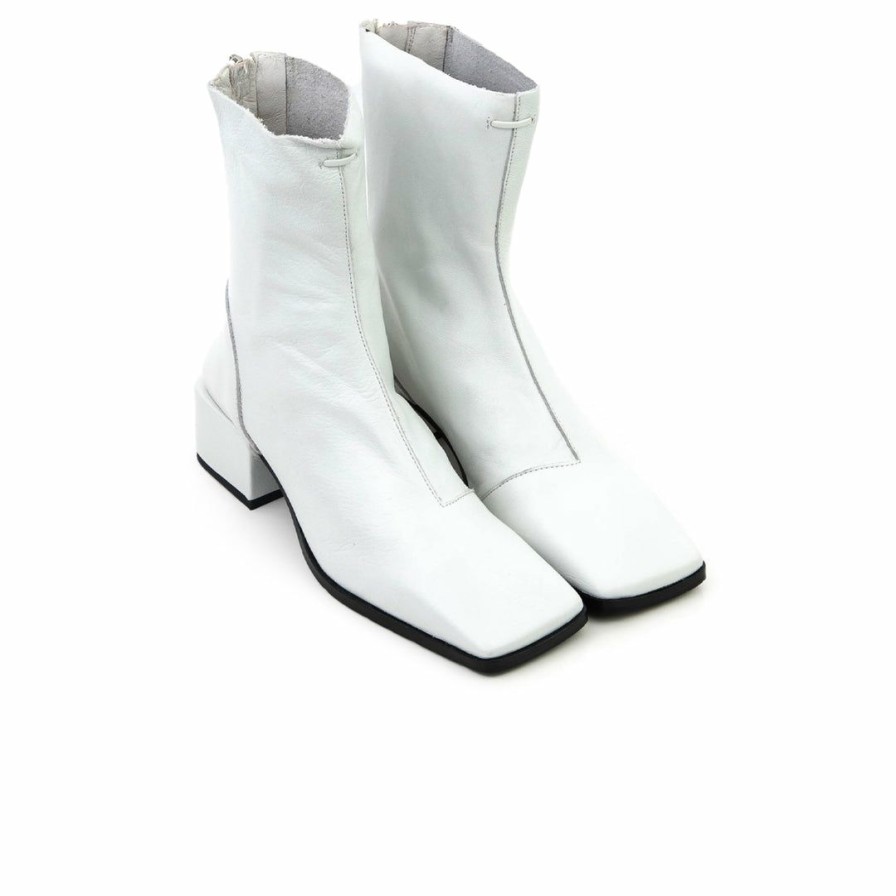 Women L'Intervalle | L'Intervalle Banbury Women White Leather