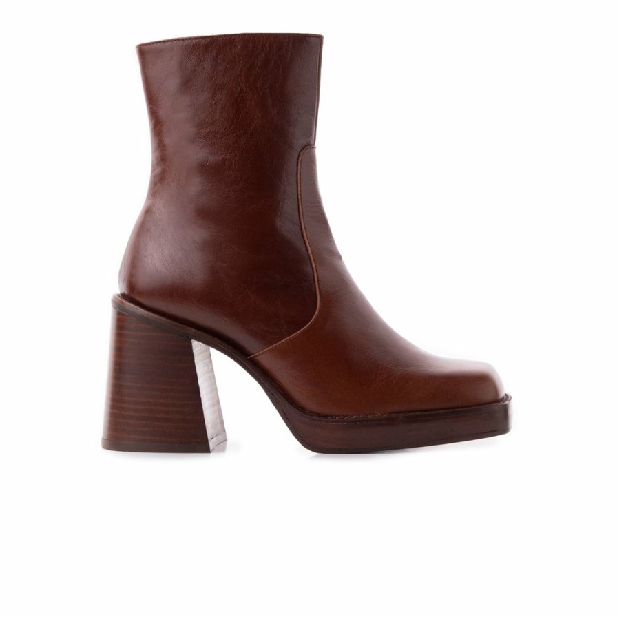 Women L'Intervalle | L'Intervalle Epinal Chestnut Leather