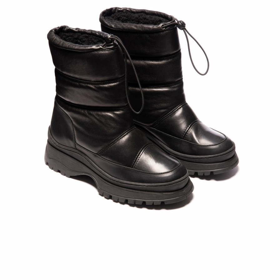 Women L'Intervalle | L'Intervalle Laurier Women Black Leather