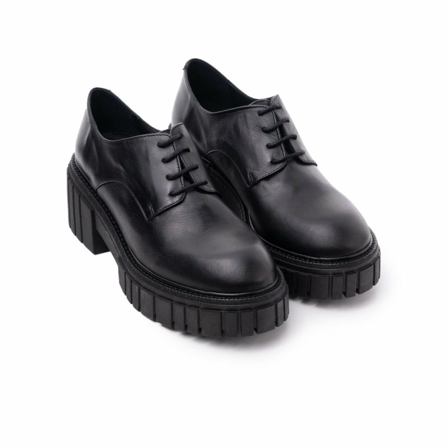 Women L'Intervalle | L'Intervalle Willington Black Leather