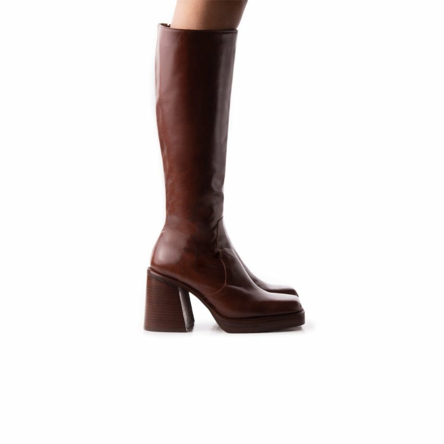 Women L'Intervalle | L'Intervalle Women Kildare Chestnut Leather