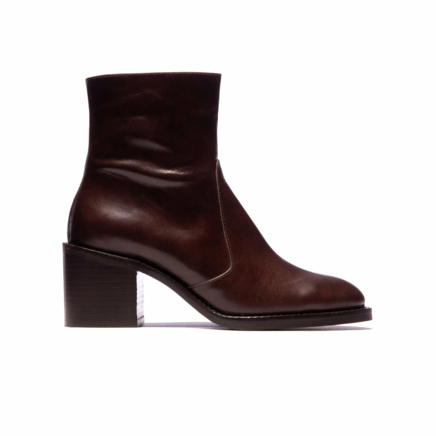 Women L'Intervalle | L'Intervalle Women Keats Brown Leather