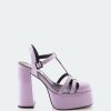 Women L'Intervalle | L'Intervalle Lauranne Lilac Patent Women Lilac Patent/Cuir Vernis Lilas