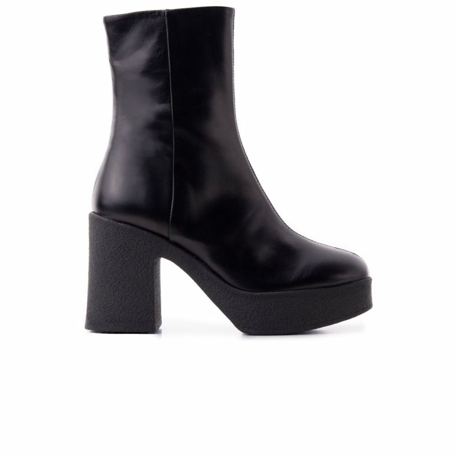 Women L'Intervalle | L'Intervalle Hudson Women Black Leather