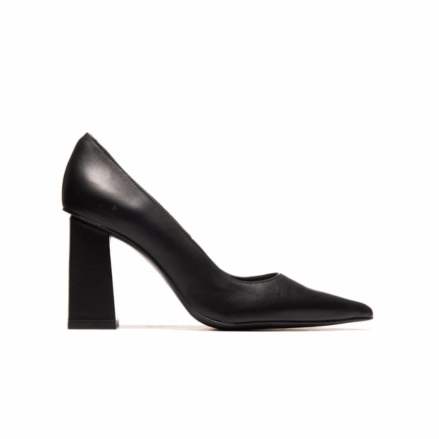 Women L'Intervalle | L'Intervalle Larial Black Leather