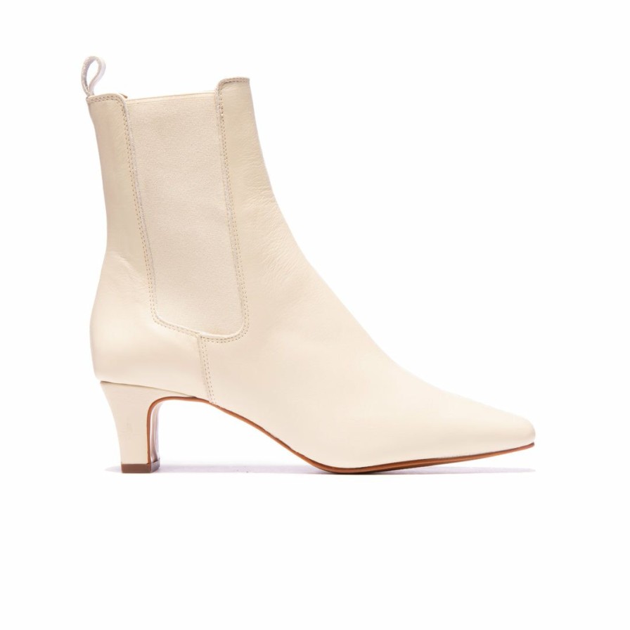 Women L'Intervalle | L'Intervalle Maiden Off White Leather