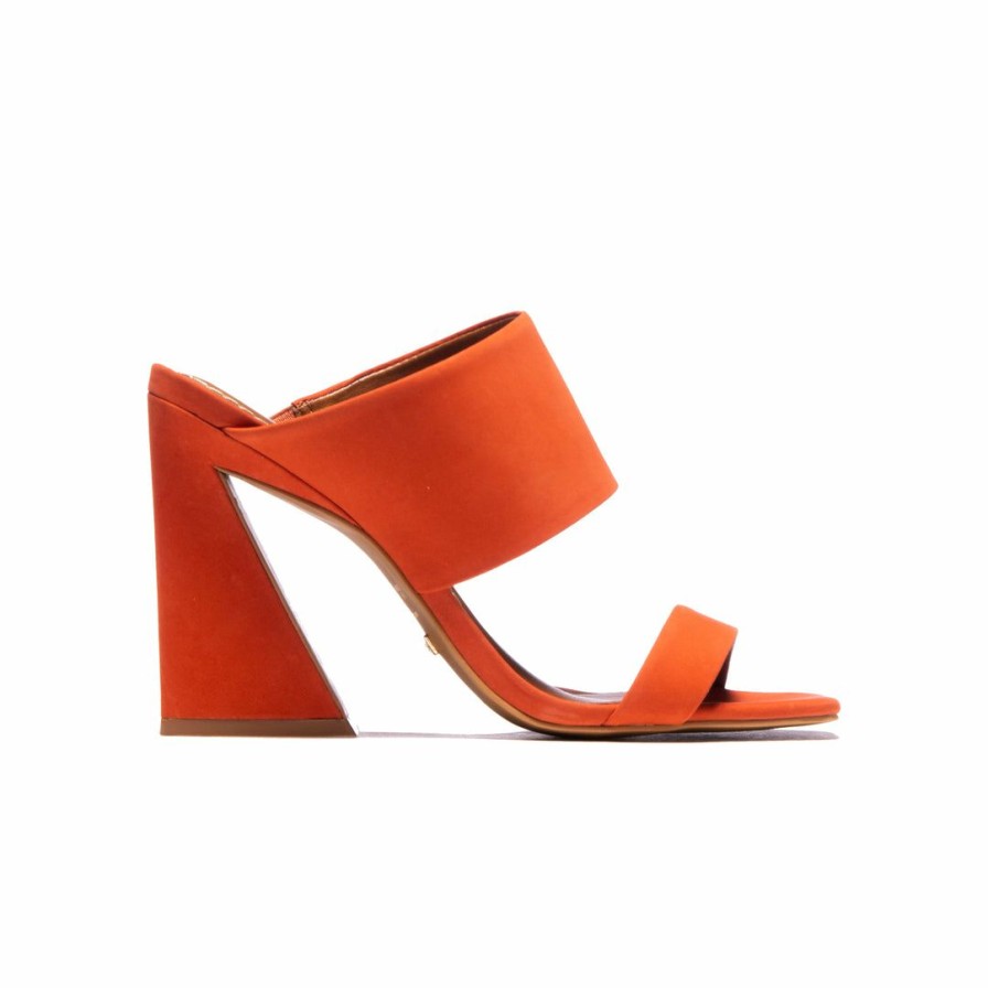 Women L'Intervalle | L'Intervalle Dulce Orange Nubuck Women