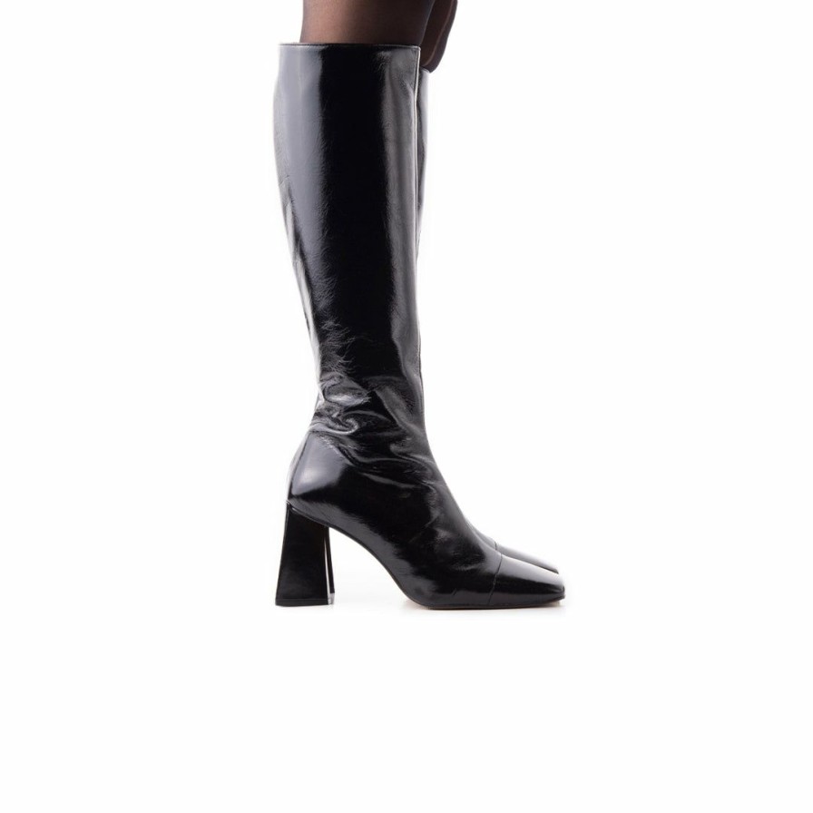 Women L'Intervalle | L'Intervalle Women Gruyeres Black Leather