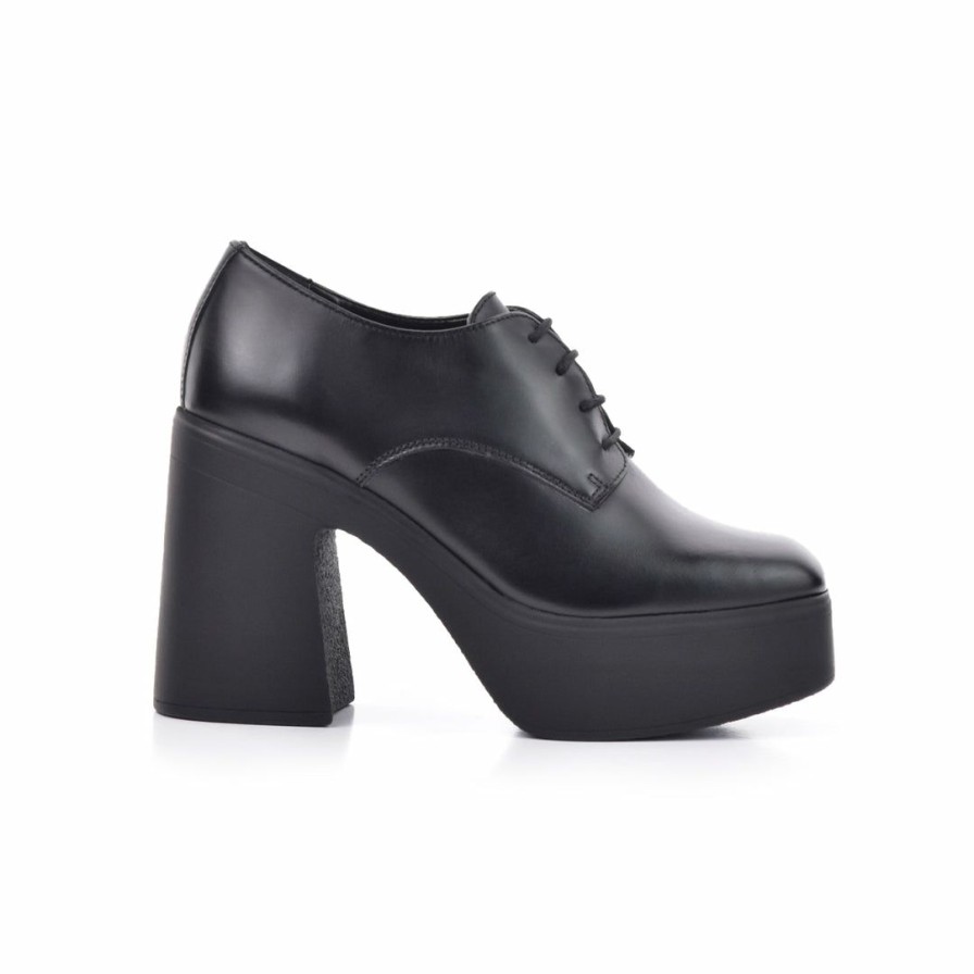 Women L'Intervalle | L'Intervalle Women Corleone Black Leather