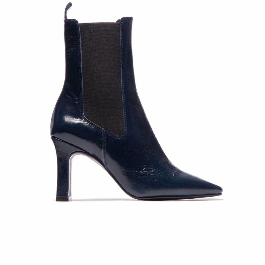 Women L'Intervalle | L'Intervalle Nice Women Navy Leather