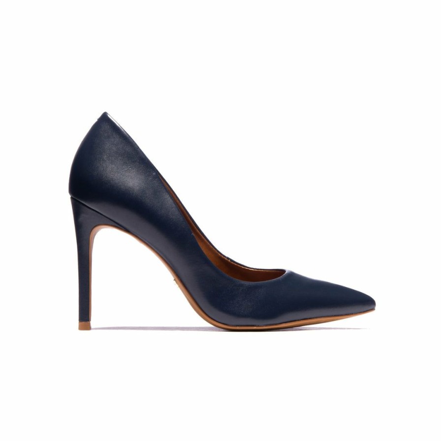 Women L'Intervalle | L'Intervalle Women Love Navy Leather