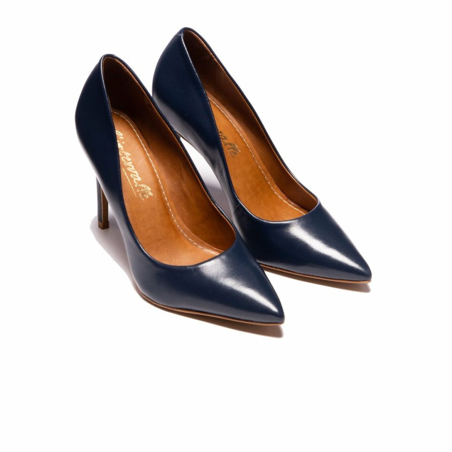 Women L'Intervalle | L'Intervalle Women Love Navy Leather