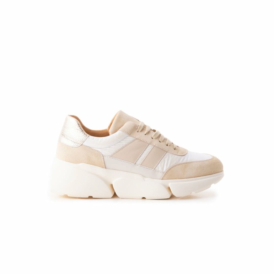 Women L'Intervalle | L'Intervalle Idol Beige Leather Women Beige Leather/Cuir Beige