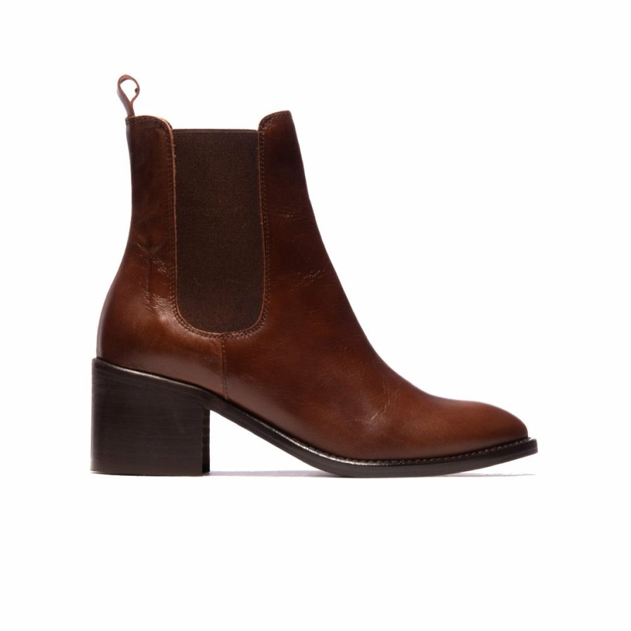 Women L'Intervalle | L'Intervalle Larabee Women Chestnut Leather