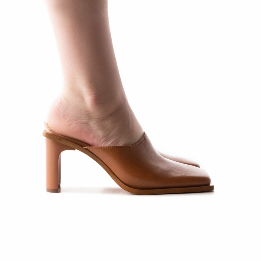 Women L'Intervalle | L'Intervalle Aglaia Tan Leather Women Tan Leather/Cuir Ocre