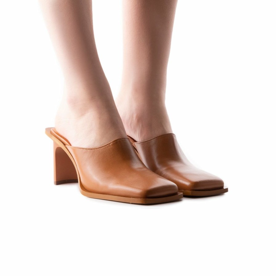 Women L'Intervalle | L'Intervalle Aglaia Tan Leather Women Tan Leather/Cuir Ocre