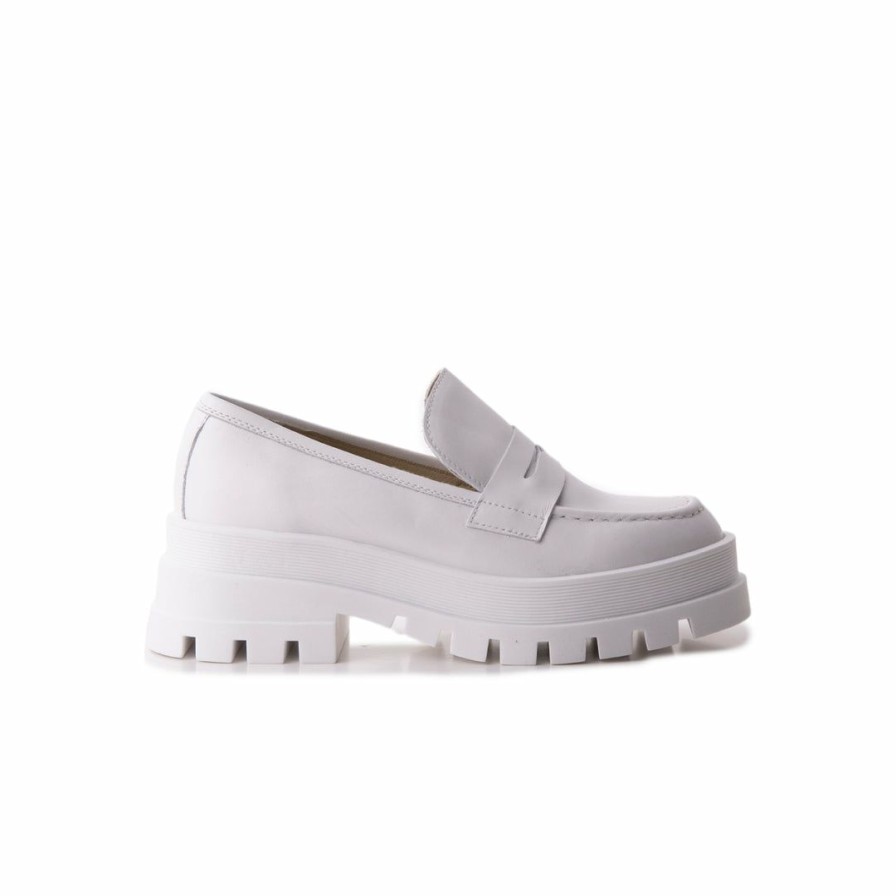 Women L'Intervalle | L'Intervalle Women Study White Leather White Leather/Cuir Blanc