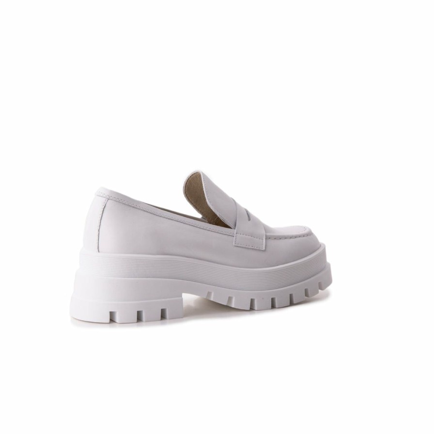 Women L'Intervalle | L'Intervalle Women Study White Leather White Leather/Cuir Blanc