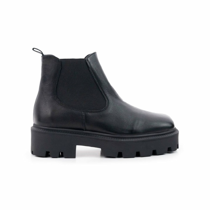 Women L'Intervalle | L'Intervalle Ritchie Black Leather