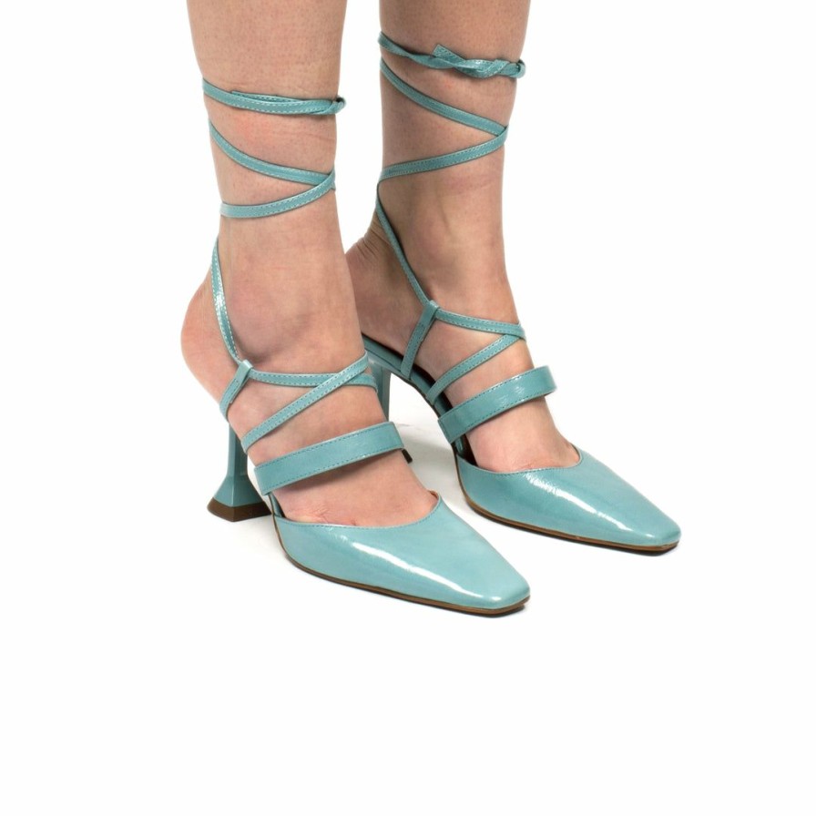 Women L'Intervalle | L'Intervalle Jasmin Light Blue Leather