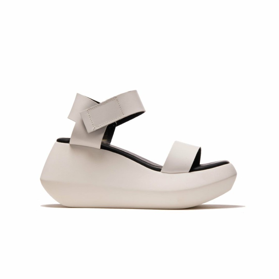 Women L'Intervalle | L'Intervalle Dalili White Leather