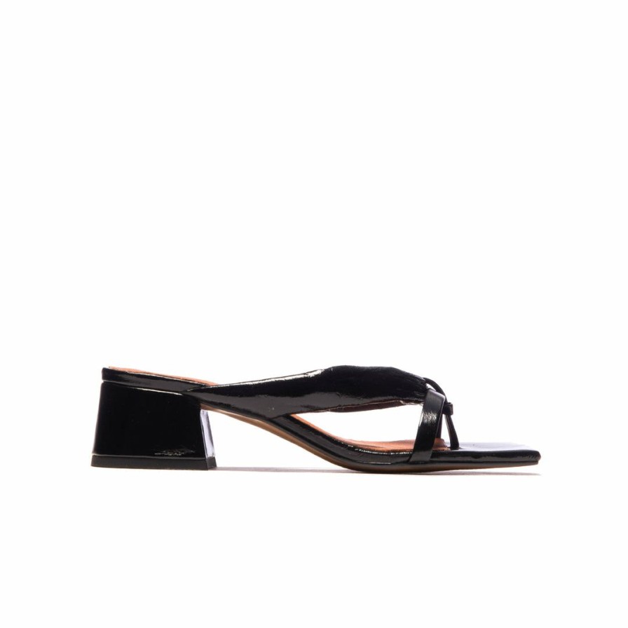 Women L'Intervalle | L'Intervalle Collins Women Black Leather