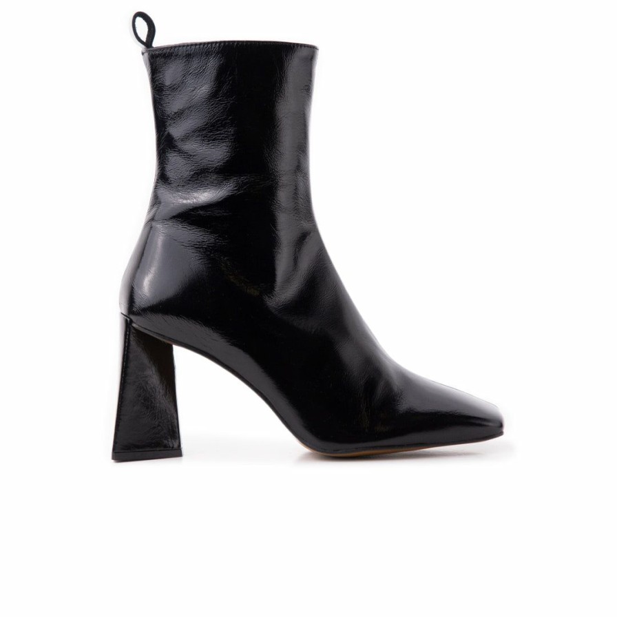 Women L'Intervalle | L'Intervalle Mannedorf Women Black Leather