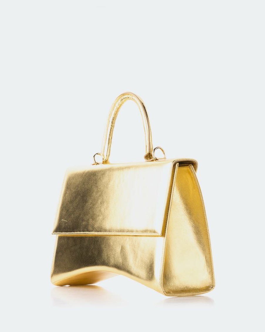 Bags L'Intervalle | L'Intervalle Yacht Gold Leather Gold Leather/Cuir Or