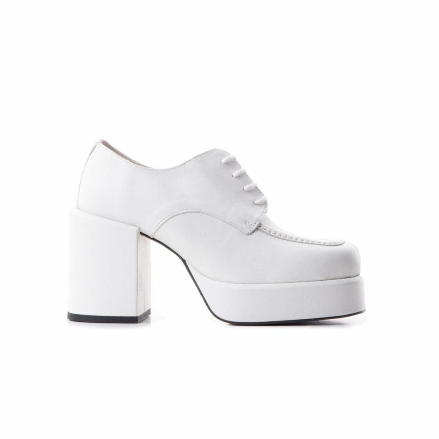 Women L'Intervalle | L'Intervalle Women Laurent White Leather