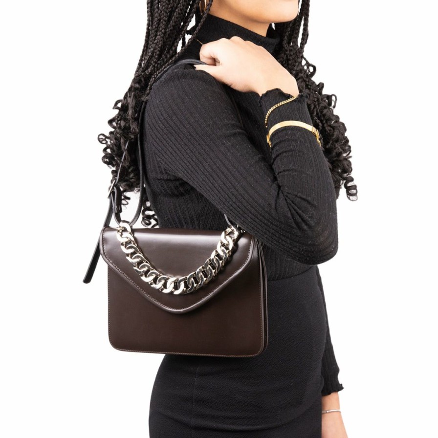 Bags L'Intervalle | L'Intervalle Ruelle Brown Leather Women Brown Leather/Brun Cuir