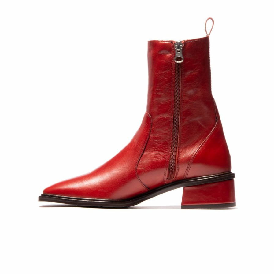 Women L'Intervalle | L'Intervalle Stanton Women Rust Leather