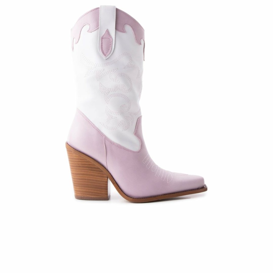 Women L'Intervalle | L'Intervalle Cavalia Pink White Leather Pink White Leather/Cuir Rose Blanc