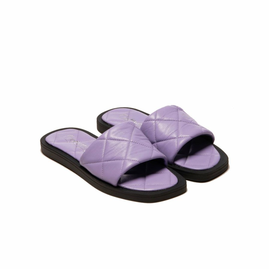 Women L'Intervalle | L'Intervalle Bronte Lilac Leather