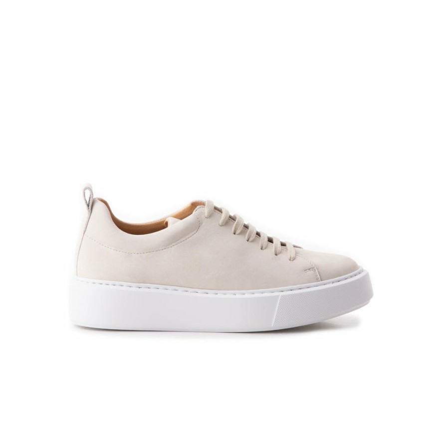 Women L'Intervalle | L'Intervalle Shack Beige Leather Women Beige Leather/Cuir Beige