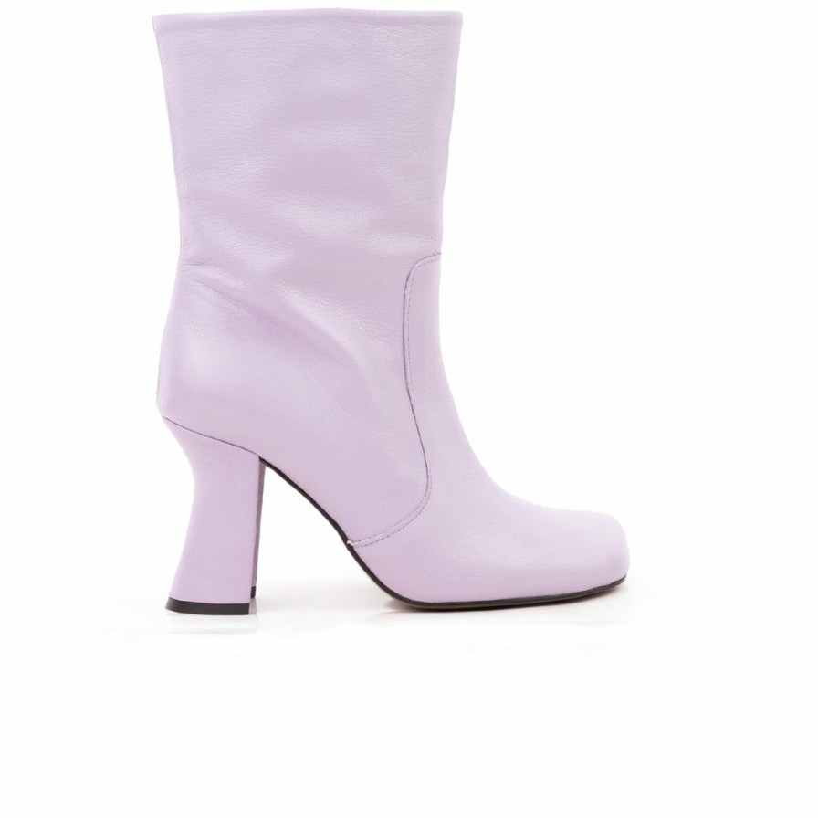 Women L'Intervalle | L'Intervalle Women Colombes Lilac Leather