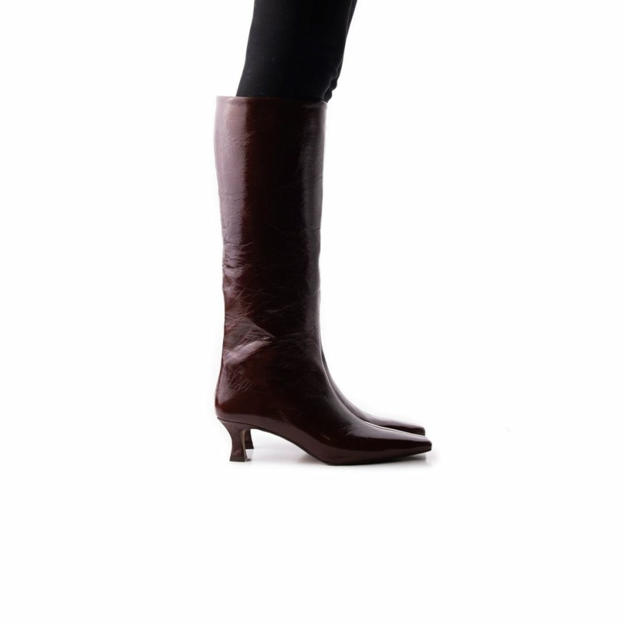 Women L'Intervalle | L'Intervalle Murray Women Chestnut Leather