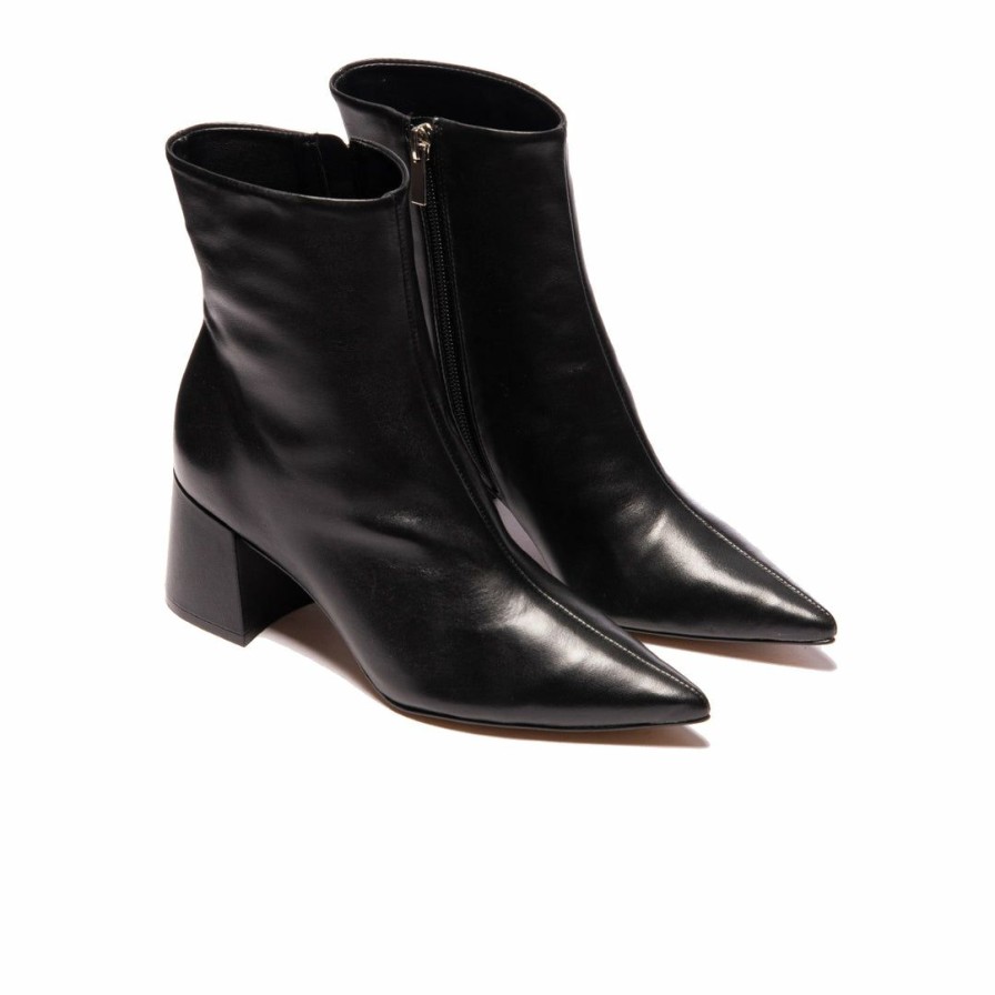 Women L'Intervalle | L'Intervalle Belem Women Black Leather