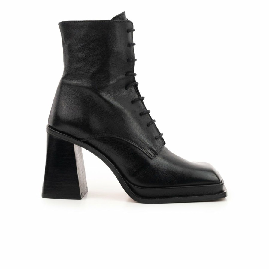 Women L'Intervalle | L'Intervalle Versailles Women Black Leather