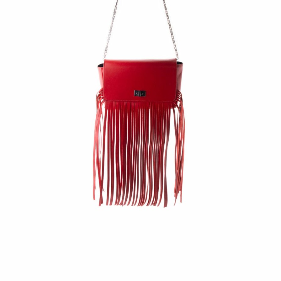 Women L'Intervalle | L'Intervalle Blanche Red Leather Red Leather/Rouge Cuir