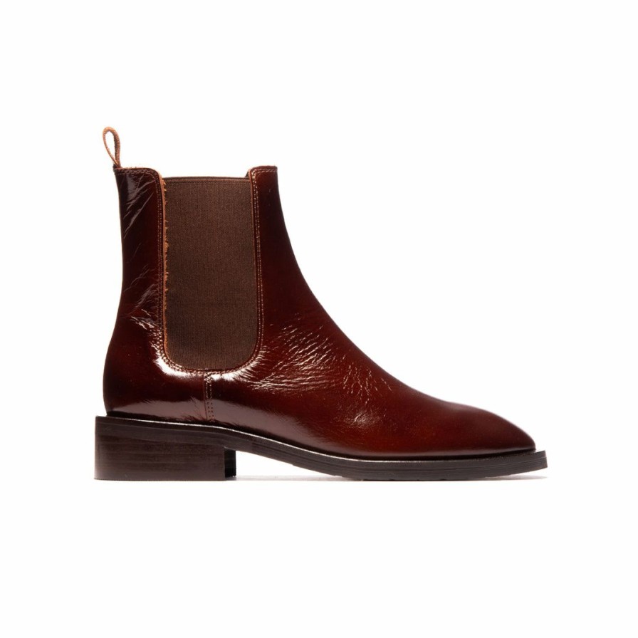 Women L'Intervalle | L'Intervalle Bunbury Chestnut Leather