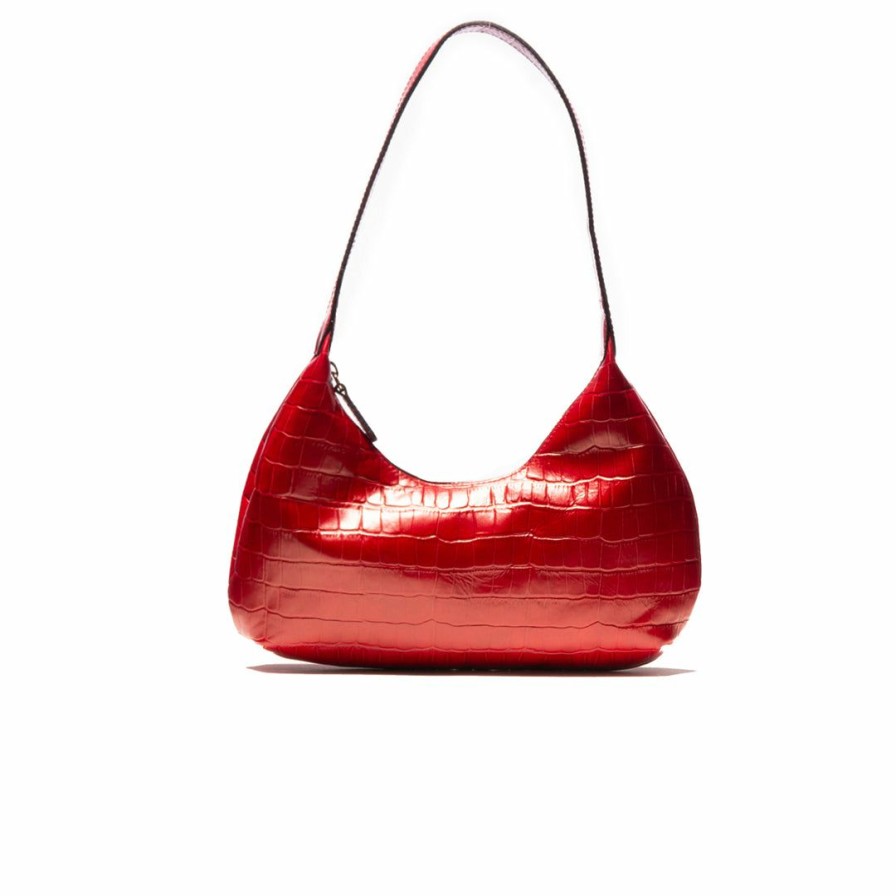 Bags L'Intervalle | L'Intervalle Women Molly Red Croco