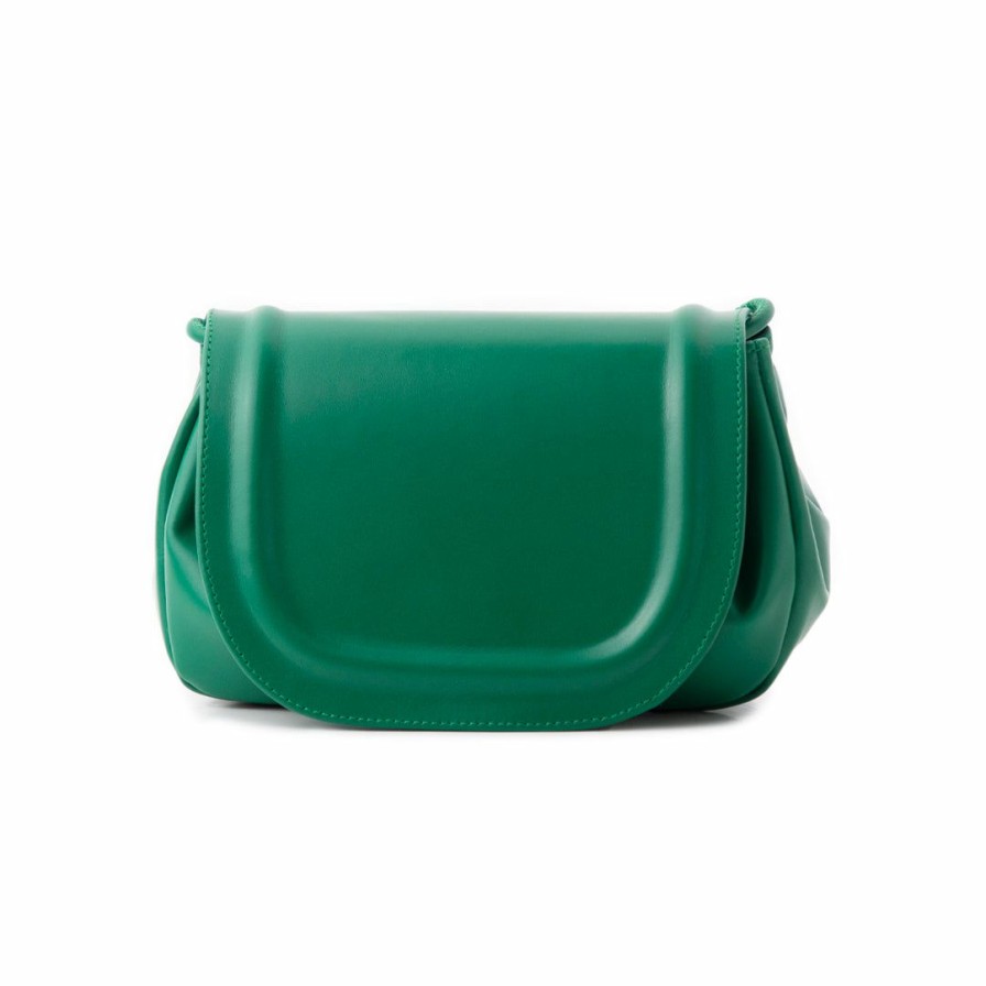 Bags L'Intervalle | L'Intervalle Women Vauvan Green Leather Green Leather/Vert Cuir