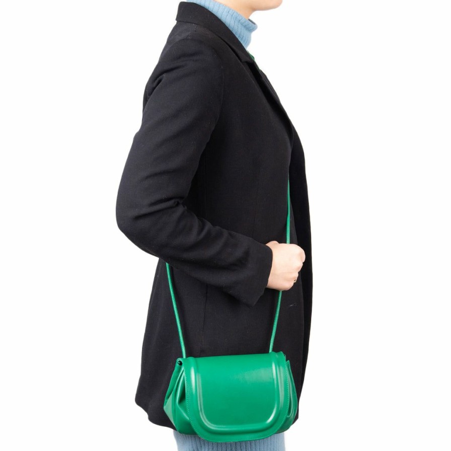 Bags L'Intervalle | L'Intervalle Women Vauvan Green Leather Green Leather/Vert Cuir