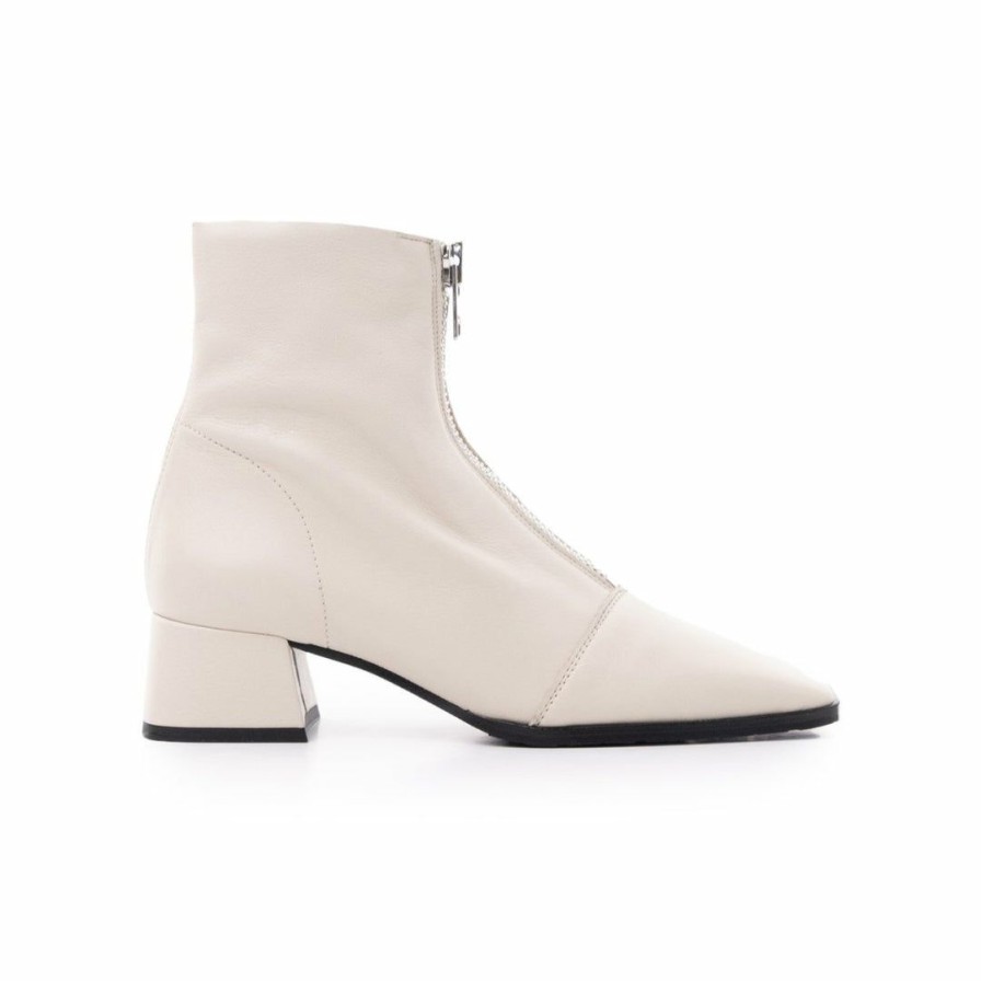 Women L'Intervalle | L'Intervalle Fleetwood Women Off White Leather