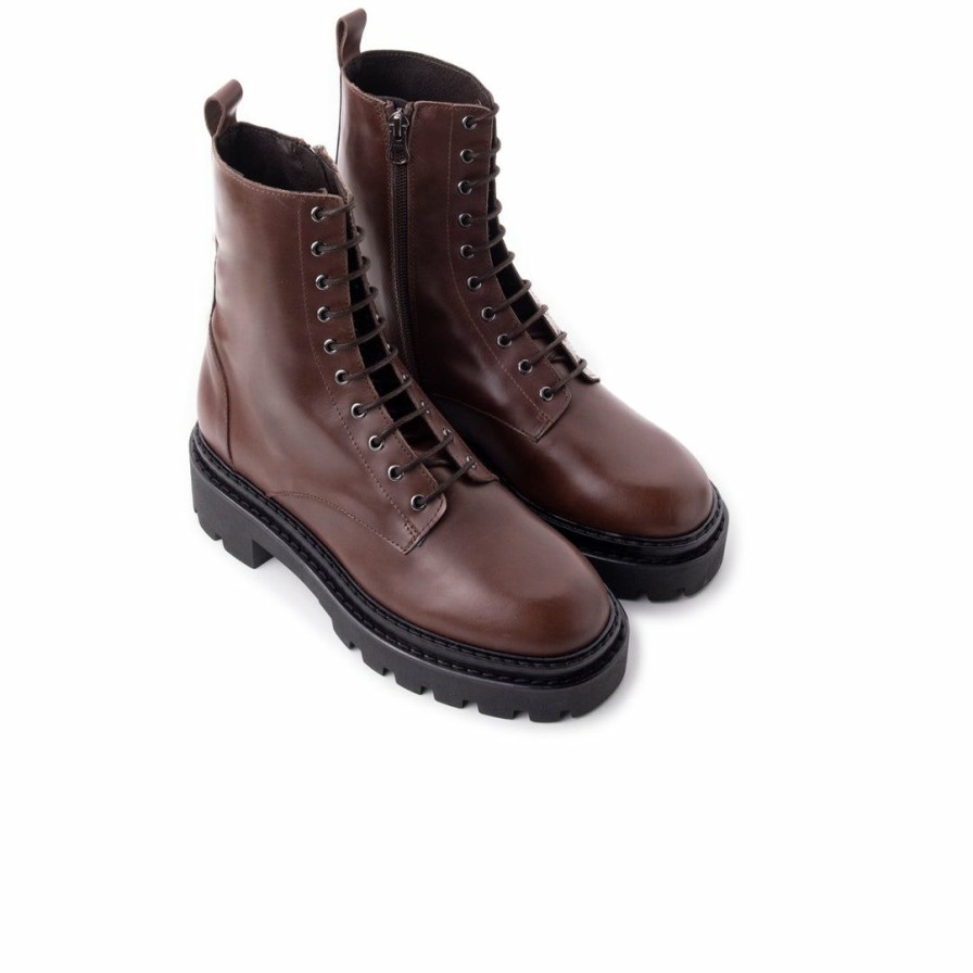 Women L'Intervalle | L'Intervalle Freud Brown Leather