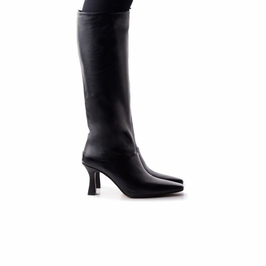 Women L'Intervalle | L'Intervalle Selby Women Black Leather