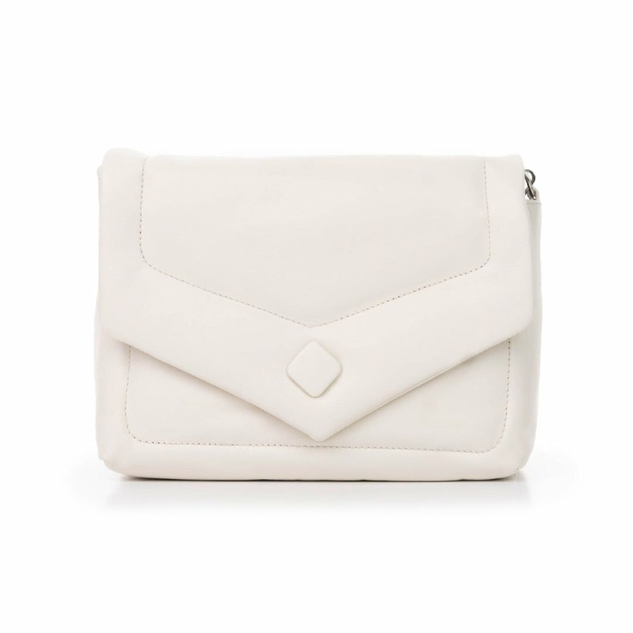 Bags L'Intervalle | L'Intervalle Normy Women Off White Leather